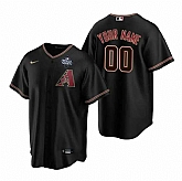 Men's Arizona Diamondbacks Active Player Custom Black 2023 World Series Cool Base Stitched Baseball Jersey,baseball caps,new era cap wholesale,wholesale hats